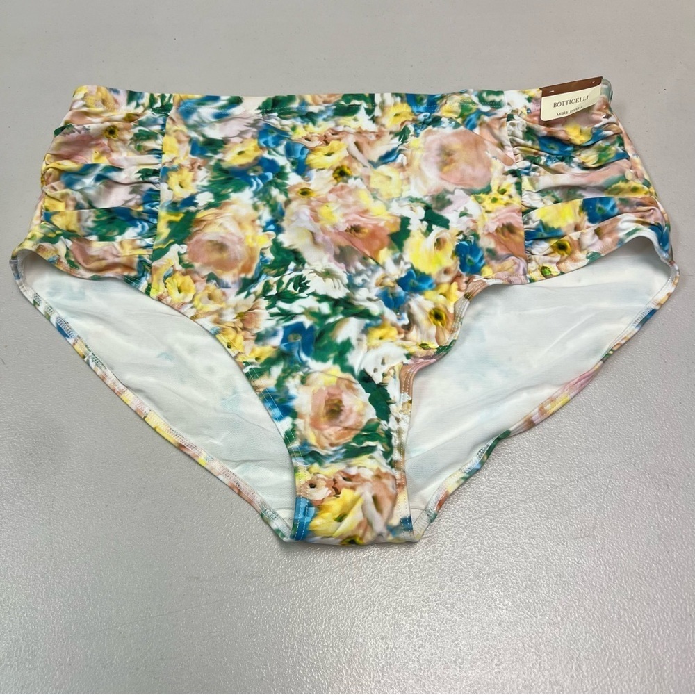 Artesands Womenās Floral High-Waisted Bikini Bottoms Size 20